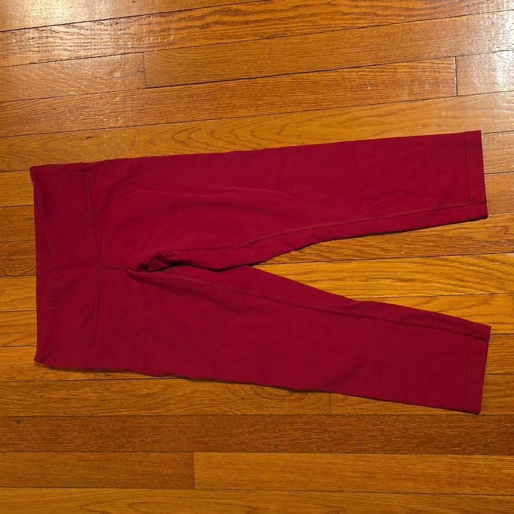 Pink Capri Lululemon Leggings